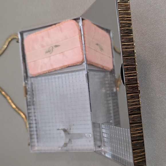 Vintage Evans Marquise Rhinestone Gold Art Deco Minaudiere Cigarette Case Compac - Picture 4 of 15